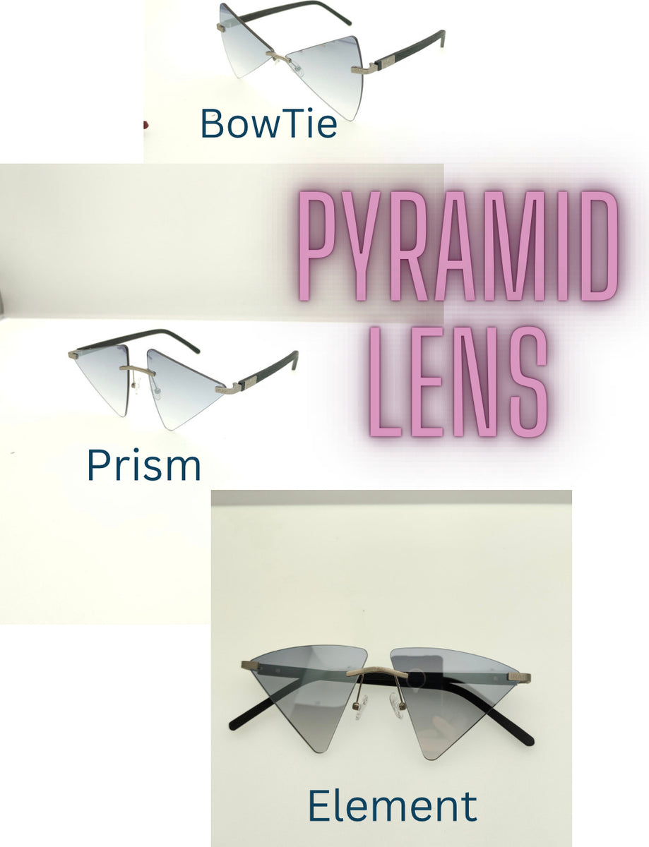 Pyramid Lens is something new and interesting with eye popping style with five different flavors to choose from made from real wood 