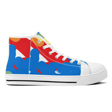 Load image into Gallery viewer, White World Wide canvas shoes