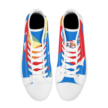 Load image into Gallery viewer, White World Wide canvas shoes
