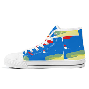 White World Wide canvas shoes