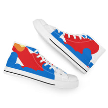 Load image into Gallery viewer, White World Wide canvas shoes