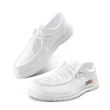 Load image into Gallery viewer, World code Canvas Loafers