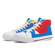 Load image into Gallery viewer, White World Wide canvas shoes