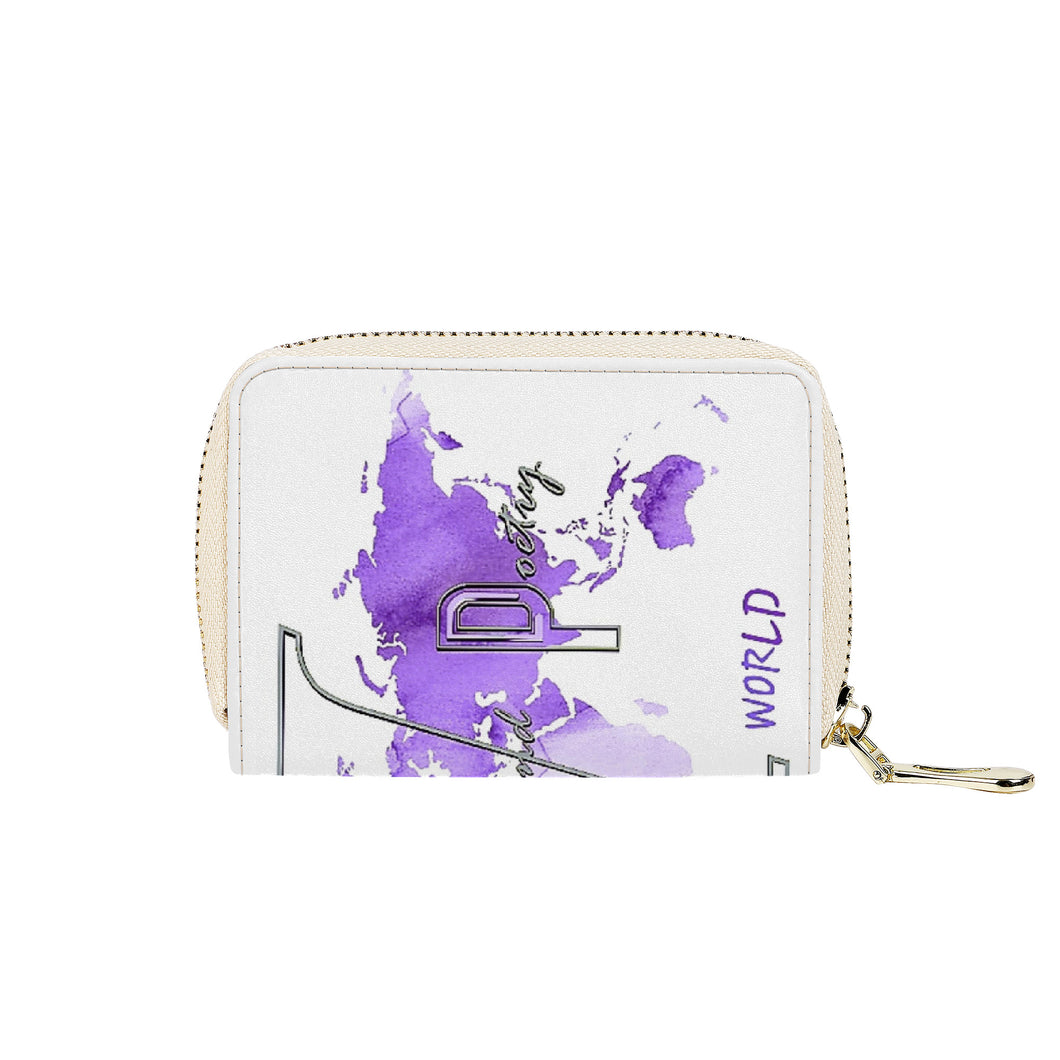 World 1 Zipper Card Holder