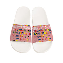 Load image into Gallery viewer, Code Sauce Slide Sandals - White