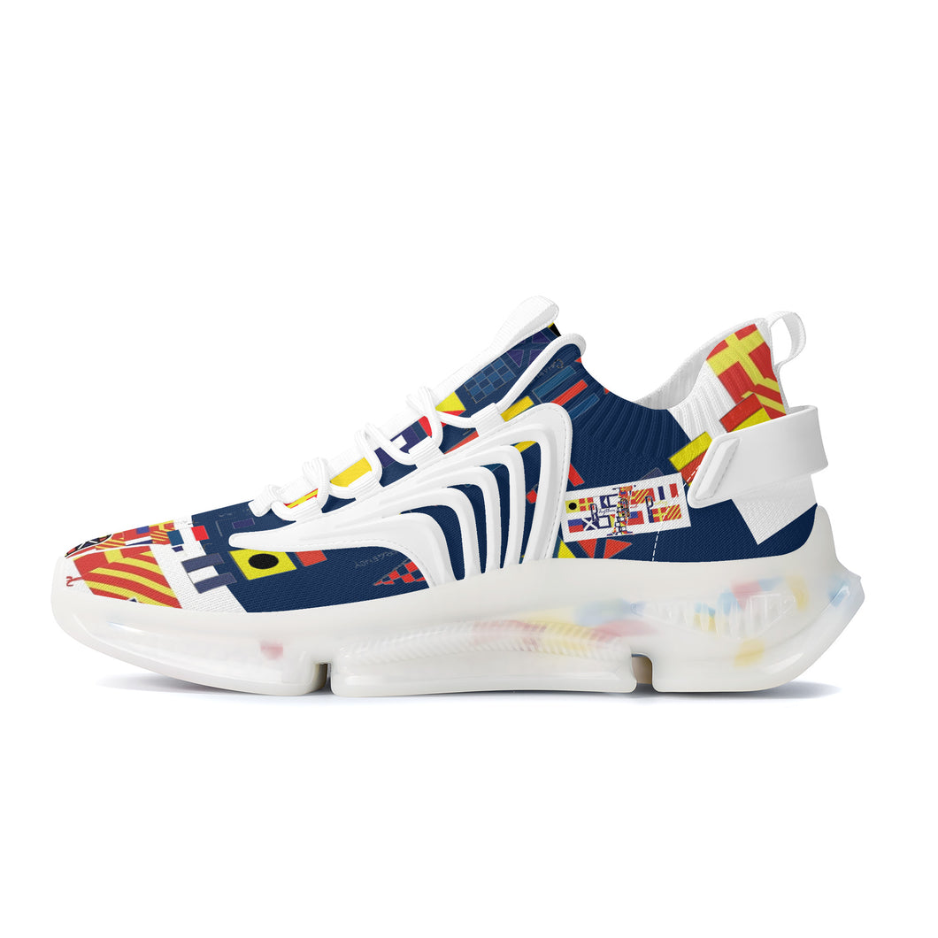 Navy white Aqua