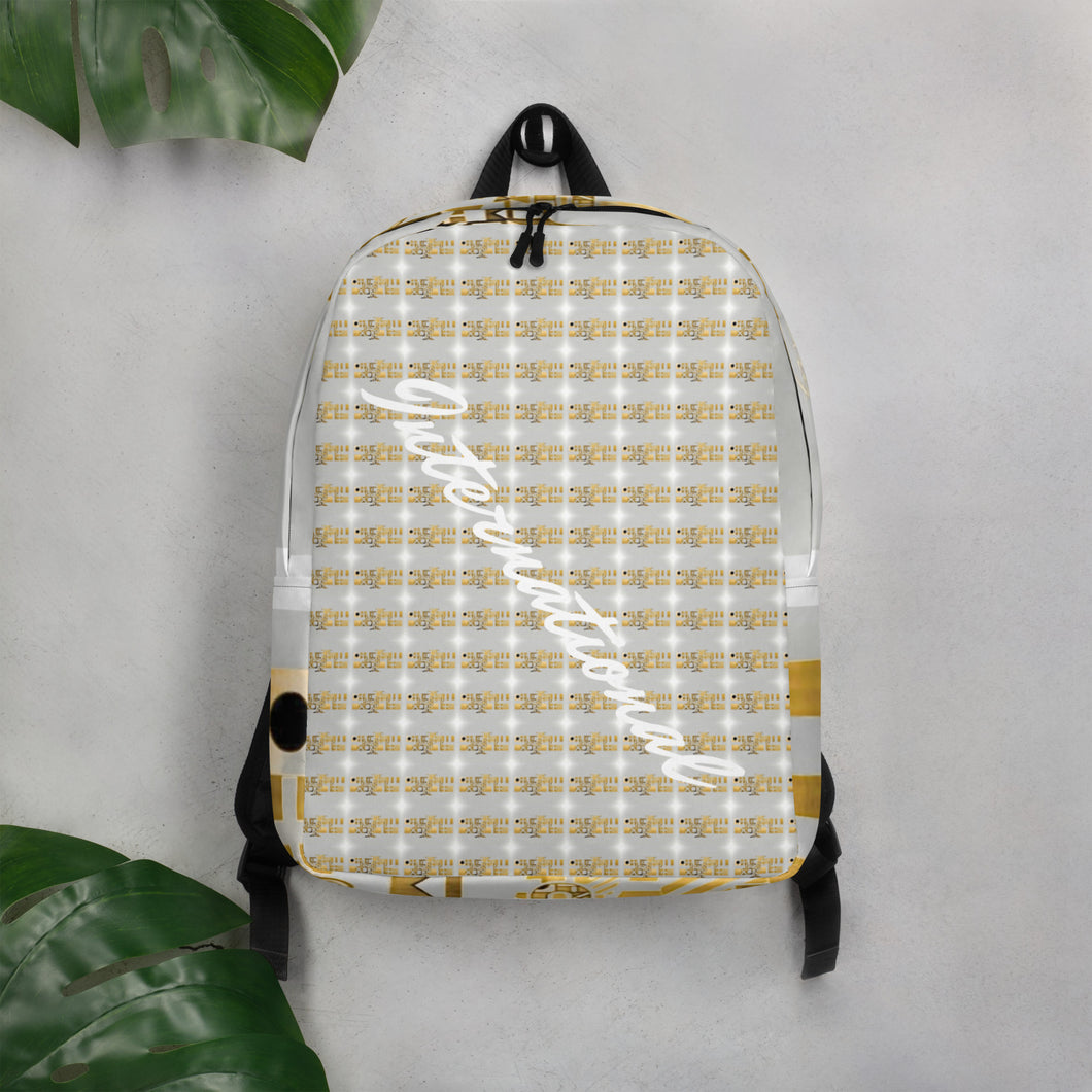 Gold Minimalist Backpack