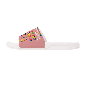 Code Sauce Slide Sandals - White